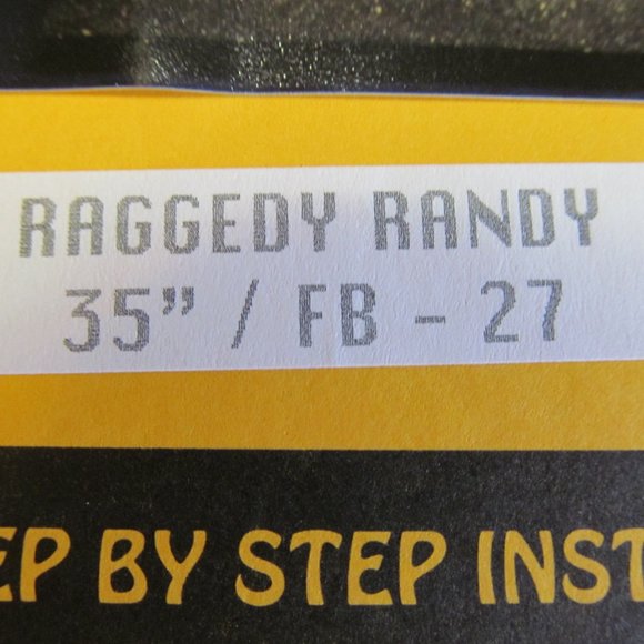 Happy Hollow Creations Tole Painting Pattern Raggedy Randy 35" Uncut - Picture 5 of 10